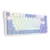 TECLADO REDRAGON UCAL MAX K673 RGB INALAMBRICO BT / 2.4 USB 75% K673WPB MECANICO SWITCH MINT MAMBO COLOR BLANCO / CELESTE / VIOLETACON LUZ - comprar online