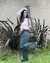 Jean wide leg verde