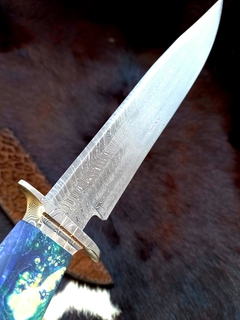 Damasco Bowie, construída em aço damasco padrão TURCO - comprar online