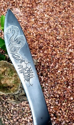 Faca custom Death Snake - loja online