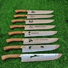Faca TRADICIONAL CHURRASCO + BAINHA + PERSONALIZAÇÃO - comprar online