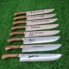 Faca TRADICIONAL CHURRASCO + BAINHA + PERSONALIZAÇÃO