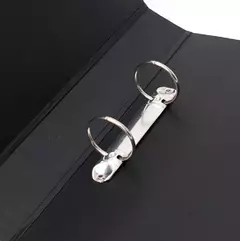 Carpeta A4 2 anillos de 40 mm fibra negra en internet