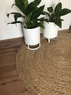 Macetero de hierro bajo - comprar online