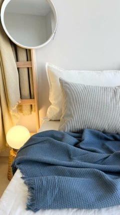 JUEGO DE CAMA NIDO AZUL