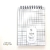 Bloco A5 Capa Dura Customize - Grid P&B - comprar online