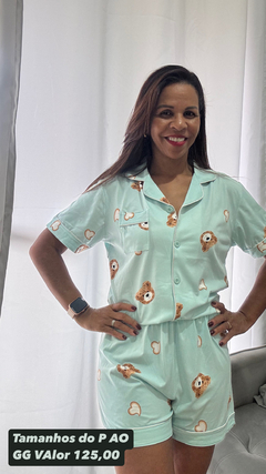 PIJAMA TURQUESA - comprar online