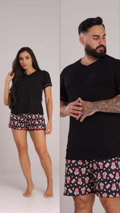 PIJAMA CASAL PIPOCA