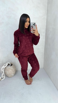 PIJAMA FLEECE SONHOS - MARSALA - comprar online