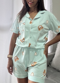 PIJAMA TURQUESA - comprar online