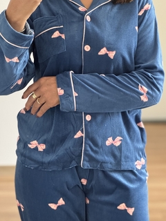 PIJAMA LAÇO-AZUL - loja online