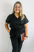 Blusa Avulsa Yasmin Liso Preto - Dra. Criativa