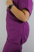 Scrub Yasmin Liso Roxo - GG - Dra. Criativa