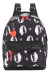 Mochila Escolar Feminina Branca De Neve Princes Preta Luxcel
