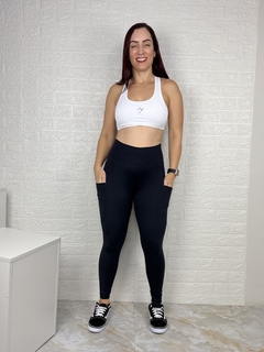 Calça Poliamida Com Bolsos - comprar online