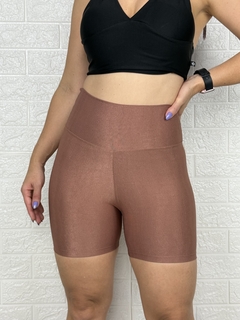 Short Poliamida Micro Canelada