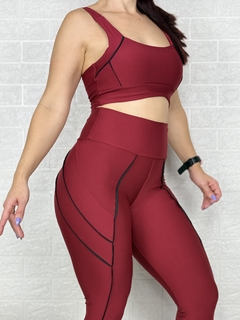 Conjunto Poliéster Viés - Absoluta Moda Fitness