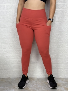 Calça Legging Suplex Light Com Bojsos