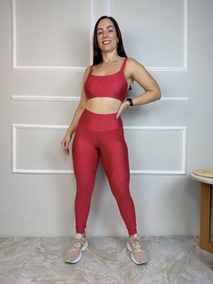 Conjunto poliamida Canelado com Brulho na internet