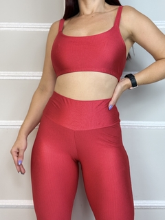 Conjunto poliamida Canelado com Brulho - loja online