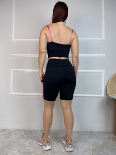 Conjunto de Bermuda Poliamida com Bolso Bicolor - loja online