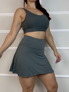 Conjunto Short Saia Poliamida - Absoluta Moda Fitness
