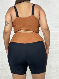 Conjunto de Short em Poliamida Animal Print - loja online
