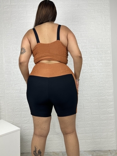Conjunto de Short em Poliamida Animal Print - Absoluta Moda Fitness