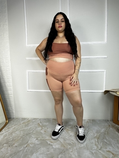 Conjunto de Short Poliamida com Bolso Top com Alça - comprar online