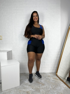 Conjunto de Short Poliéster com Recortes