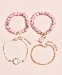 4 piezas pulsera con fleco - comprar en línea