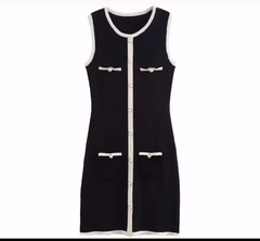 Imagen de Vestido cuello redondo old money