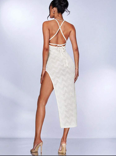 Vestido largo blanco - tienda en línea