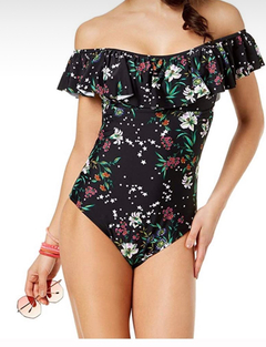 Traje de baño flores