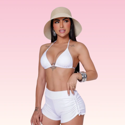 Conjunto Biquini | Shorts Regulador | Anarruga