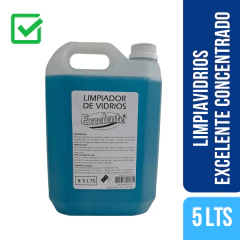 LIMPIAVIDRIOS EXCELENTE BLUE X 5 LTS