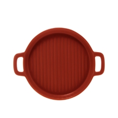 TRAVESSA PORCELANA NORDICA VERMELHO MATT 23CM na internet