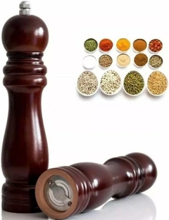 MOEDOR SAL E PIMENTA BROWN 17CM - comprar online
