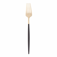 Imagem do KIT 6 GARFO INOX ÓPERA DOURADO E PRETA