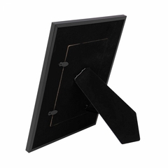 PORTA RETRATO METAL PRETO PALHA 10X15 - comprar online