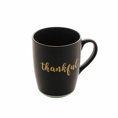 CANECA THANKFUL PRETA 340ml na internet