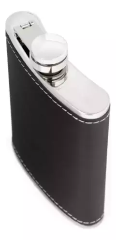 CANTIL BLACK INOX DE BOLSO P/WHISKY 240ML - comprar online