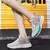 Imagem do Casal tênis de corrida leve malha respirável moda tênis design luxo esportes