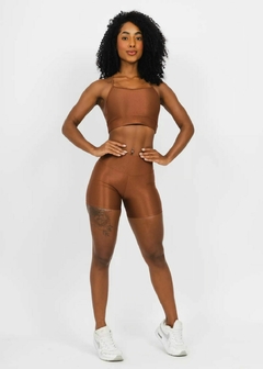 Conjunto Shorts Clássico - Chocolate