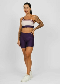 Conjunto Shorts Clássico - Jabuticaba/Off