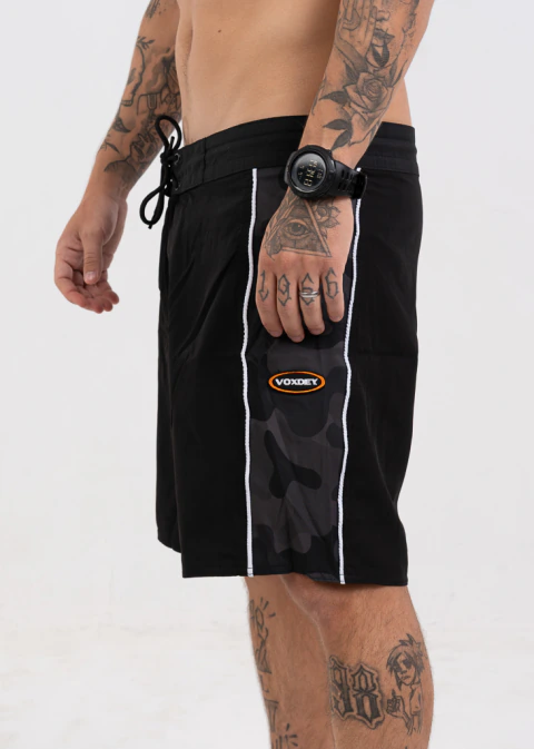 BOARDSHORT VOXDEY TRACE - PRETO