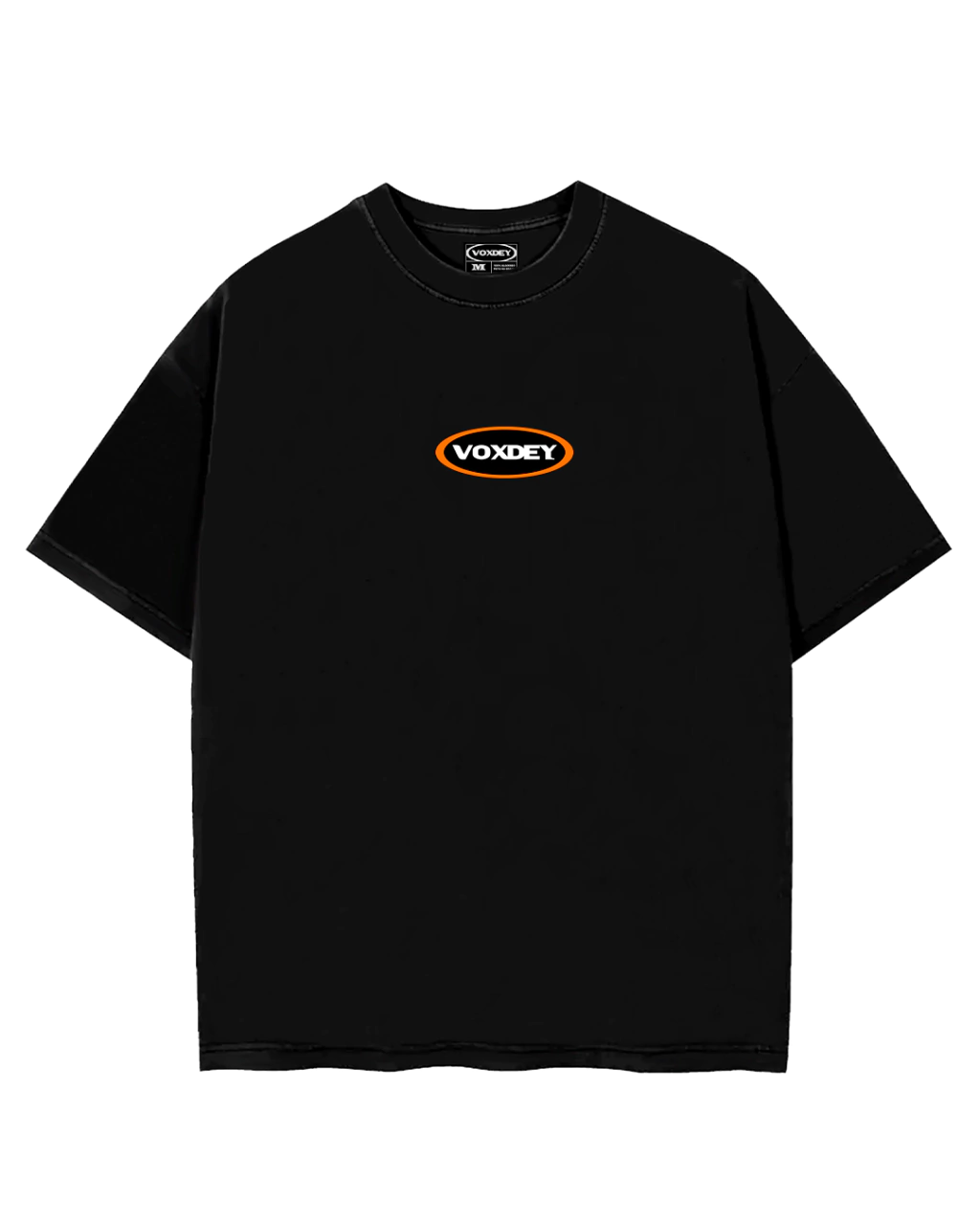 CAMISETA OVERSIZED BASIC PATCH - PRETA