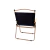 Silla de camping mediana plegable color negro en internet