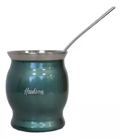 Mate Hudson De Acero Color Verde Copa