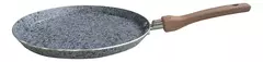 Sarten Panquequera De Aluminio 22 Cm Linea Hudson Stone Color Gris Granito
